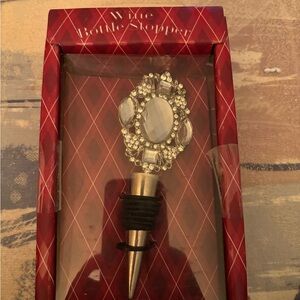 Crystal wine stopper